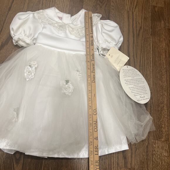 Nicole By Doris’s Intl 2T Toddler Dress Flower Girl, Easter, Communion - Picture 7 of 14